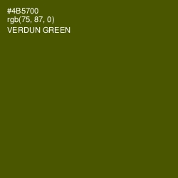 #4B5700 - Verdun Green Color Image